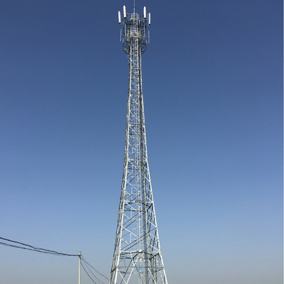 원거리 통신을 위한 직류 전기로 자극된 Q355b 자립하 격자형 철탑 Mast