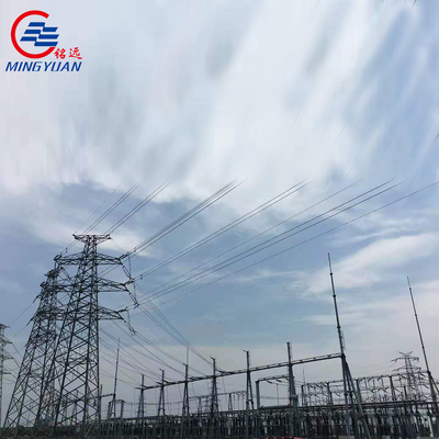 고전압 오버헤드 전기적 전송 전력 550kV 레티스 각 고조된 긴장 Q460