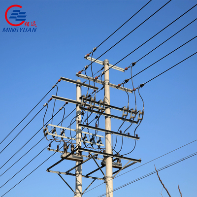고전압 오버헤드 전기적 전송 전력 550kV 레티스 각 고조된 긴장 Q460