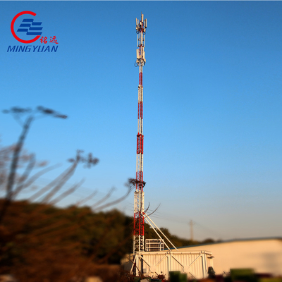직류 전기로 자극된 삼각 자립하 휴대폰 기지국 30m 45m 60m Q355B GSM 송신 안테나
