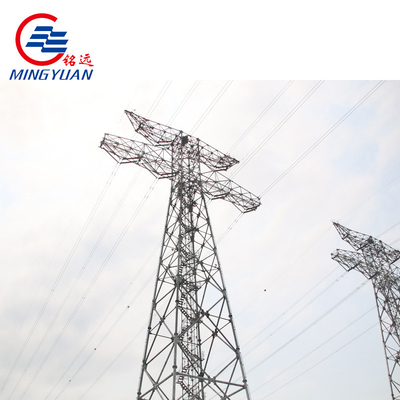 110kV 132kV 전기 송전 타워 4 다리 격자 15m