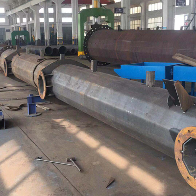 높은 마스트 전기 용도 기둥 전기 서스펜션 기둥 35 Kv